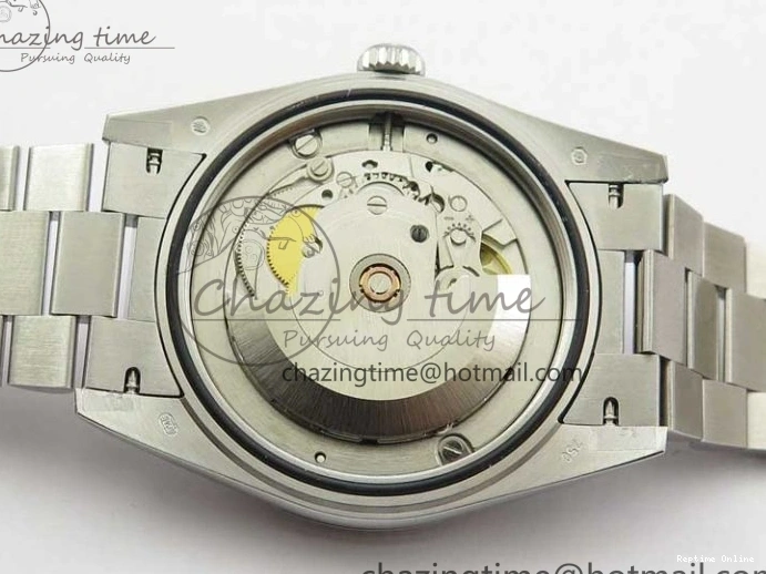 0417 SoftTouch Day-Date 40mm 228239 BP New Dial Version 904 SS Ice Blue T Crystal Markers Dial on SS President Bracelet A 2822